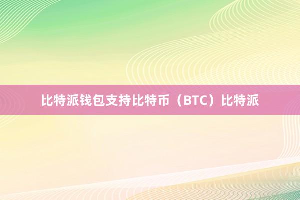 比特派钱包支持比特币（BTC）比特派