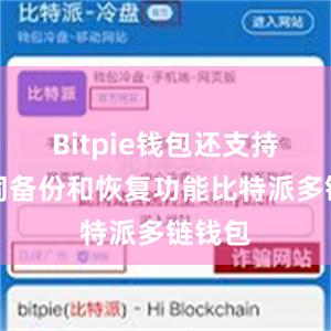 Bitpie钱包还支持助记词备份和恢复功能比特派多链钱包